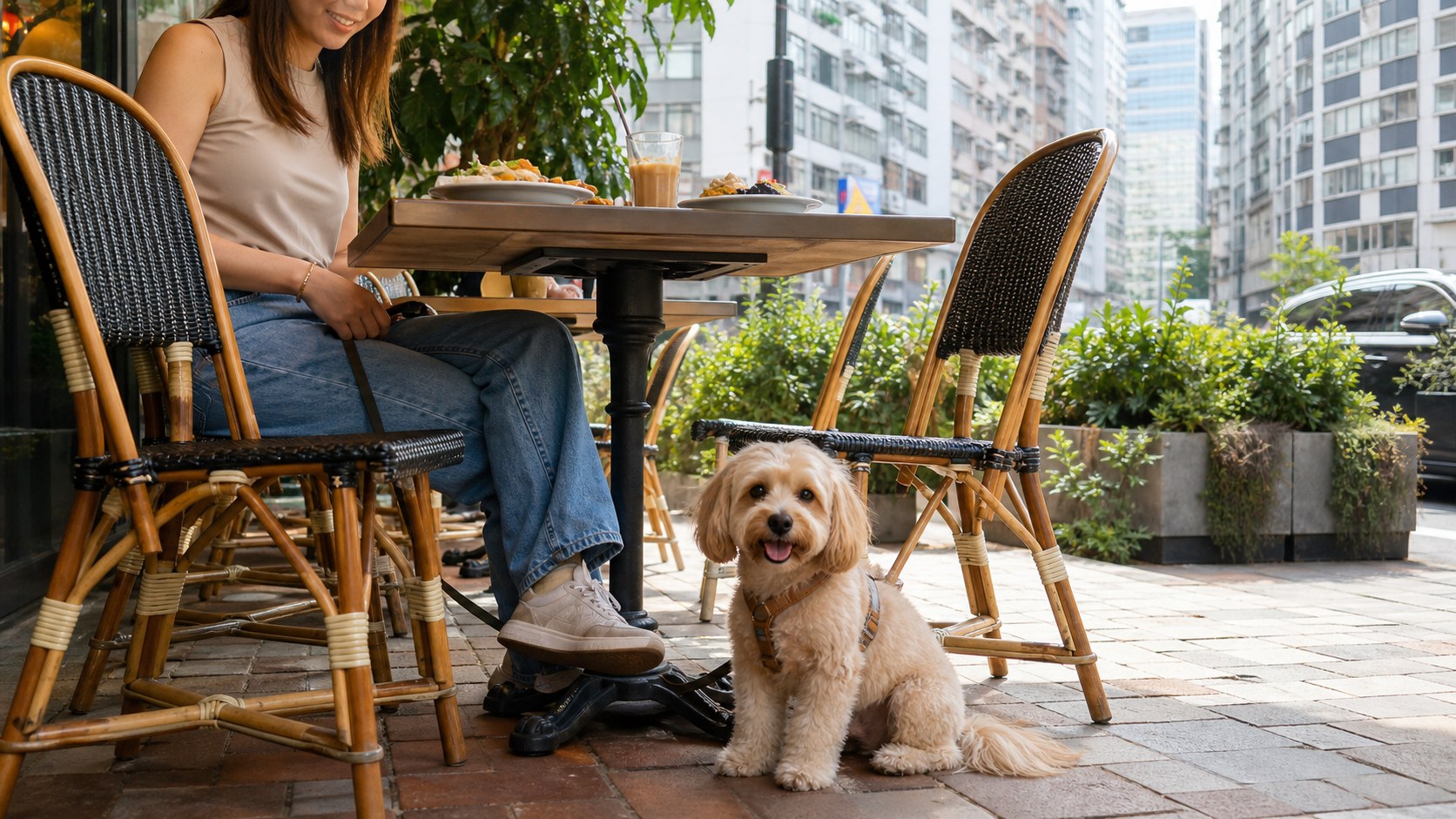 Pet-friendly restaurant